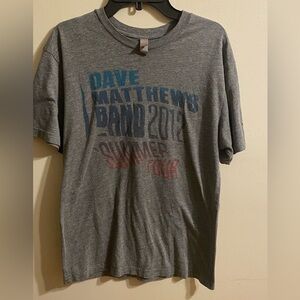 Womens‎ Dave Matthews Band 2012 Summer Tour T-Shirt Gray Size Medium DMB